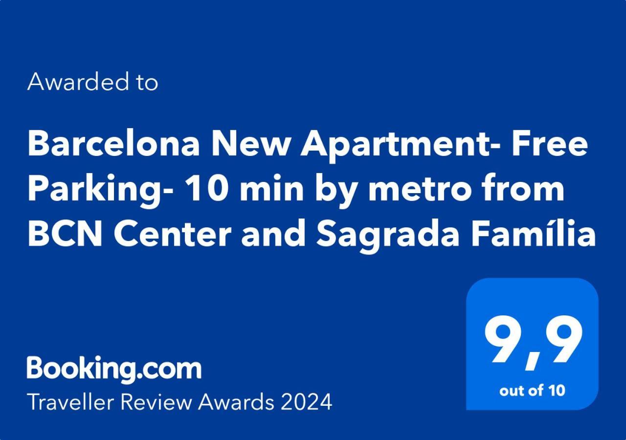 Barcelona Chic Apartments- Free Parking - 10 Min From Bcn City Centre By Metro Esterno foto